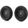 imageGorilla Carts 2Pack 13 Inch NoFlat Replacement Tires 300 lb Capacity Each  Solid Polyurethane 216 Hub 58 Bore  Fits Lawn ampamp Garden Utility Wagon Hand Truck Air Compressor Pressure Washer2Pack