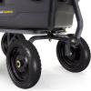 imageGorilla Carts 2Pack 13 Inch NoFlat Replacement Tires 300 lb Capacity Each  Solid Polyurethane 216 Hub 58 Bore  Fits Lawn ampamp Garden Utility Wagon Hand Truck Air Compressor Pressure Washer2Pack