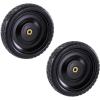 imageGorilla Carts 2Pack 13 Inch NoFlat Replacement Tires 300 lb Capacity Each  Solid Polyurethane 216 Hub 58 Bore  Fits Lawn ampamp Garden Utility Wagon Hand Truck Air Compressor Pressure Washer4Pack