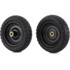 imageGorilla Carts 2Pack 13 Inch NoFlat Replacement Tires 300 lb Capacity Each  Solid Polyurethane 216 Hub 58 Bore  Fits Lawn ampamp Garden Utility Wagon Hand Truck Air Compressor Pressure Washer2Pack
