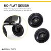imageGorilla Carts 2Pack 13 Inch NoFlat Replacement Tires 300 lb Capacity Each  Solid Polyurethane 216 Hub 58 Bore  Fits Lawn ampamp Garden Utility Wagon Hand Truck Air Compressor Pressure Washer4Pack