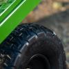 imageGorilla Carts GOR1400COM Steel Utility Garden Cart HeavyDuty Convertible 2in1 Handle and Removable Sides 12 cu ft 1400 lb Capacity BlackGreen No Flat Tires