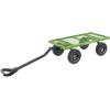 imageGorilla Carts GOR1400COM Steel Utility Garden Cart HeavyDuty Convertible 2in1 Handle and Removable Sides 12 cu ft 1400 lb Capacity BlackGreen No Flat Tires