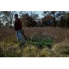 imageGorilla Carts GOR1400COM Steel Utility Garden Cart HeavyDuty Convertible 2in1 Handle and Removable Sides 12 cu ft 1400 lb Capacity BlackGreen No Flat Tires