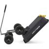 imageGorilla Carts HeavyDuty Dump Cart Patented QuickRelease Dumping Steel Frame 600 lb Capacity NoFlat 10Inch Tires Utility Wagon for Garden Yard Beach4Cubic Feet