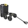 imageGorilla Carts HeavyDuty Dump Cart Patented QuickRelease Dumping Steel Frame 600 lb Capacity NoFlat 10Inch Tires Utility Wagon for Garden Yard Beach7Cubic Feet