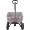 imageGorilla Carts Poly Garden Dump Cart 4 Cu Ft Tub 600 lb Haul Capacity Green  HeavyDuty Utility Wagon with QuickRelease Dumping ampamp Pneumatic Tires for Yard Landscaping and Gardening5Cubic Feet