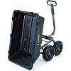 imageGorilla Carts Poly Garden Dump Cart 4 Cu Ft Tub 600 lb Haul Capacity Green  HeavyDuty Utility Wagon with QuickRelease Dumping ampamp Pneumatic Tires for Yard Landscaping and Gardening6Cubic Feet