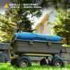 imageGorilla Carts Poly Garden Dump Cart 4 Cu Ft Tub 600 lb Haul Capacity Green  HeavyDuty Utility Wagon with QuickRelease Dumping ampamp Pneumatic Tires for Yard Landscaping and Gardening5Cubic Feet