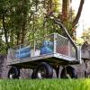 imageGorilla Carts Steel Utility Cart 9 Cu Ft Bed 1200 lb Load Capacity Black  Towable HeavyDuty Outdoor Hauling Wagon with Removable Side Panels for Yard Lawn Garden or LandscapingGray