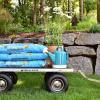 imageGorilla Carts Steel Utility Cart 9 Cu Ft Bed 1200 lb Load Capacity Black  Towable HeavyDuty Outdoor Hauling Wagon with Removable Side Panels for Yard Lawn Garden or LandscapingGray