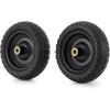 imageGorilla Carts 2Pack 13 Inch NoFlat Replacement Tires 300 lb Capacity Each  Solid Polyurethane 216 Hub 58 Bore  Fits Lawn ampamp Garden Utility Wagon Hand Truck Air Compressor Pressure Washer2Pack