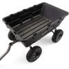 imageGorilla Carts Heavy Duty Poly Yard Dump Garden Utility Cart Black10 Cubic Foot1500 Lbs Black