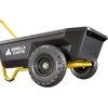 image:imageGorilla Carts GCR4 Poly Dump Cart 2Wheel Garden Wagon with Foldable Handle 4 cu ft 300 lb Capacity BlackYellow
