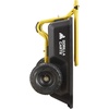image:imageGorilla Carts GCR4 Poly Dump Cart 2Wheel Garden Wagon with Foldable Handle 4 cu ft 300 lb Capacity BlackYellow