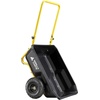image:imageGorilla Carts GCR4 Poly Dump Cart 2Wheel Garden Wagon with Foldable Handle 4 cu ft 300 lb Capacity BlackYellow