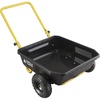 image:imageGorilla Carts GCR4 Poly Dump Cart 2Wheel Garden Wagon with Foldable Handle 4 cu ft 300 lb Capacity BlackYellow